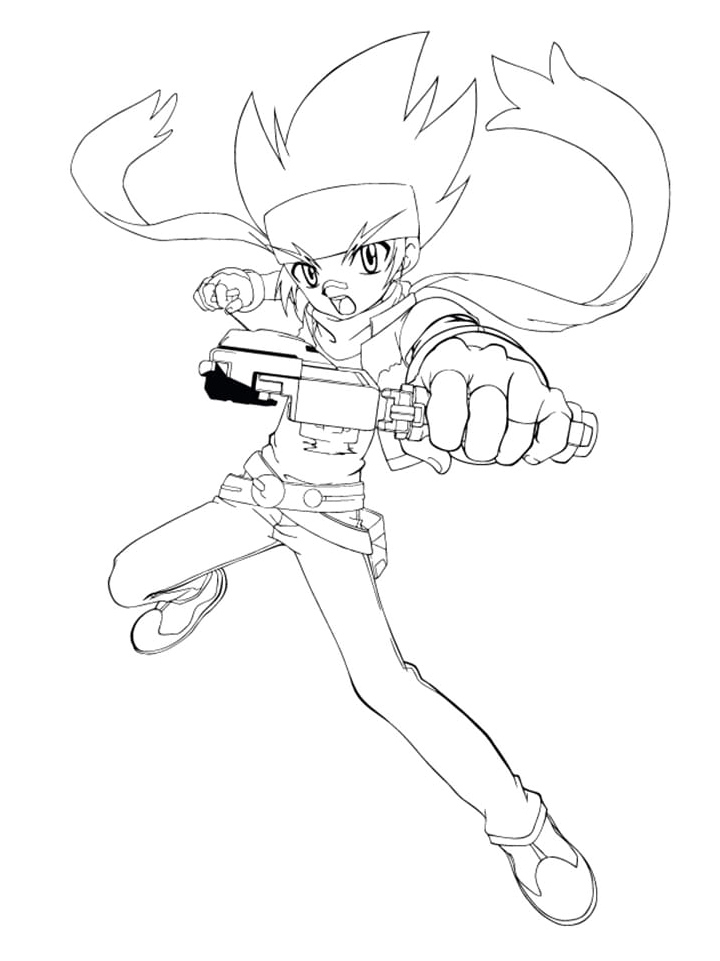 Incredible Gingka Hagane Coloring Page