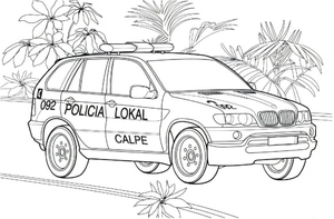 BMW X5 Police Car