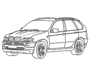 Front View of BMW X5