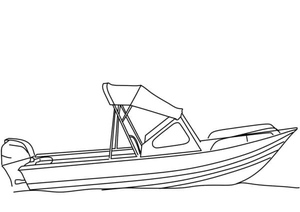 Fishing Motorboat for Small Vessels