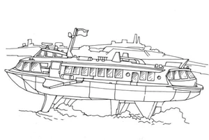 Military Vessel Coloring Page Coloring Page