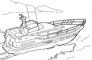 The Magnificent Old Boat 41 Coloring Page