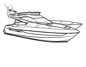 The Practical Cabin Boat Coloring Page