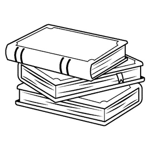 Coloring Page: Books