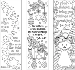 Bookmarks Designed for Kids Coloring Page
