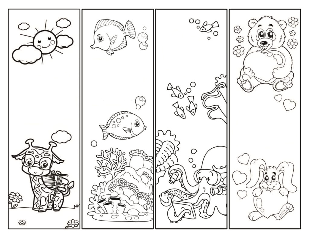 Coloring Bookmarks Coloring Page