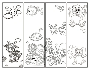 Coloring Bookmarks Coloring Page