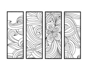 Coloring Page: Bookmarks Coloring Page