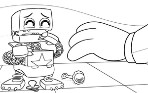 Boo the Baby Boxer Coloring Page