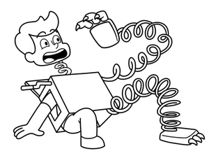 Boozy Boxy Playtime Project Coloring Page