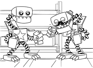 Boxy Boo Kids Coloring Page Coloring Page