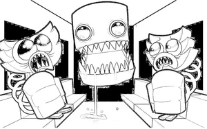 Free Boxy Boo Coloring Page