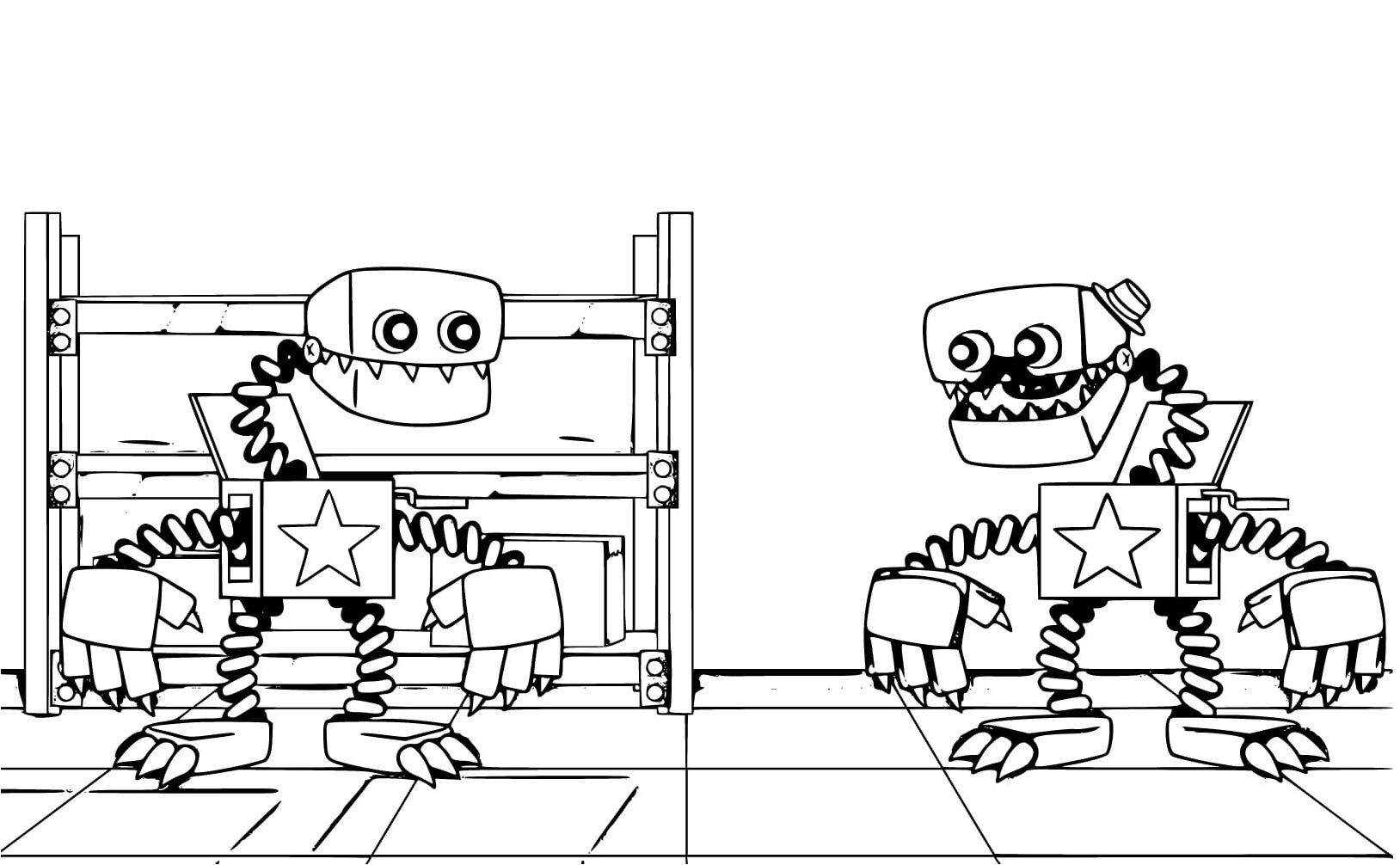 Free Coloring Page for Kids: Boxy Boo Coloring Page