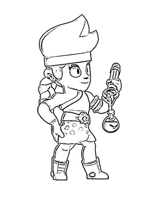 Amber from Brawl Stars