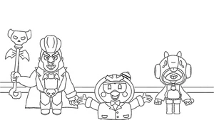 Hilarious Brawl Stars Coloring Page