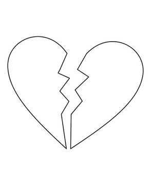Heartbroken Beauty Coloring Page