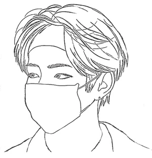 BTS Coloring Pages Coloring Page
