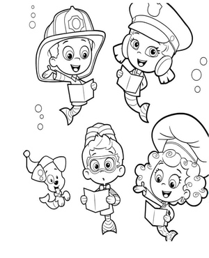 Guppies Learning Different Professions