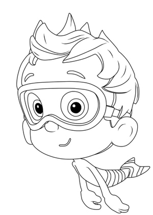 Happy Nonny from Bubble Guppies