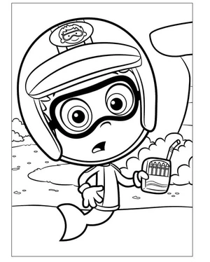 Nonnie Feels Fearful Coloring Page