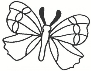 Kids' Printable Butterfly Color Page Coloring Page
