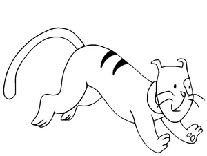 Gilbert from the show Caillou Coloring Page