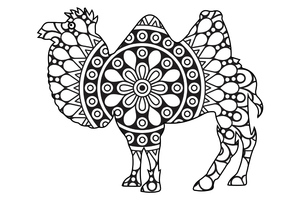 Simple Camel Mandala