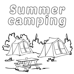Image of Camping in Summer