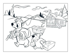 The Bears Settled Down at the Campsite
