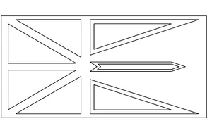 Newfoundland and Labrador Flag Coloring Page