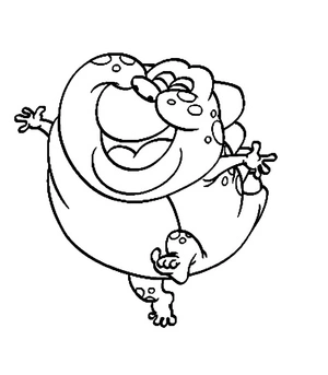 Cheerful Candyland Coloring Page