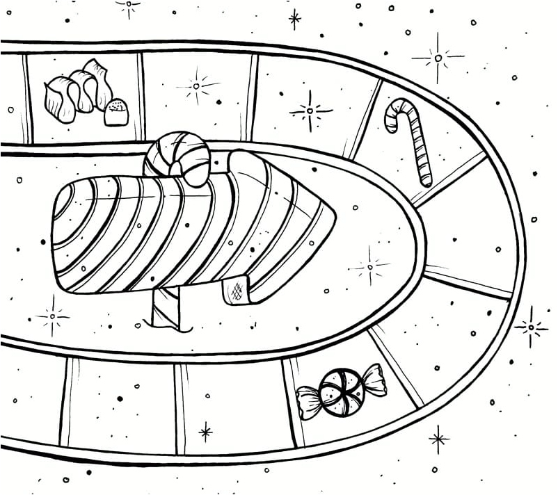 Printable Candyland Coloring Page Coloring Page