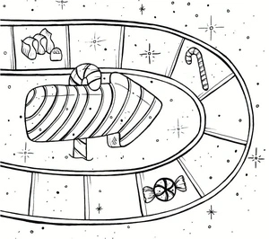 Printable Candyland Coloring Page Coloring Page