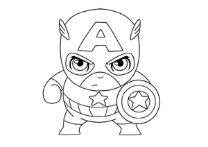 Captain America with a Chunky Twist