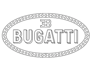 Bugatti Car Logo Coloring Page Coloring Page