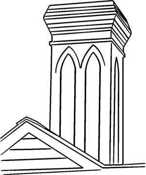 Free Chimney Coloring Page