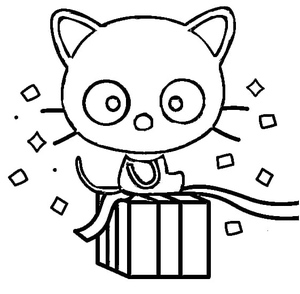 Chococat with a Present