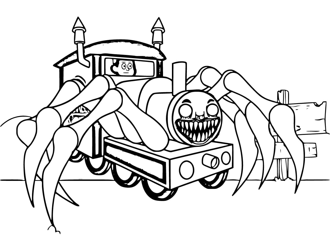 Charles Choo Choo Coloring Page Coloring Page