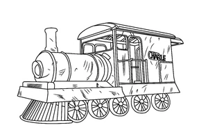 Choo Choo Charles Printable Page - Feel Free to Use Coloring Page
