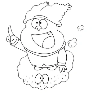 Chowder and Kimchi Coloring Page