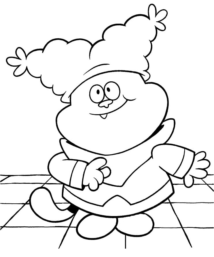 Kindly Chowder Coloring Page
