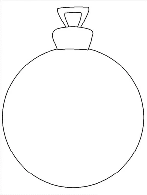 Beginner-Friendly Holiday Decoration Coloring Page