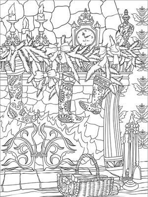 Christmas Stocking for Printing