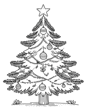 A lovely Christmas tree