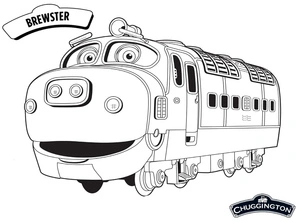 Colorful Brewster Coloring Page