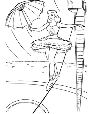Cool Circus Coloring Page