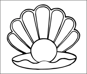 Clam Coloring Page Coloring Page