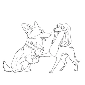 Corgis are the Preferred Choice of Dignitaries and Celebrities Coloring Page