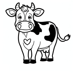 Cow with a Heart