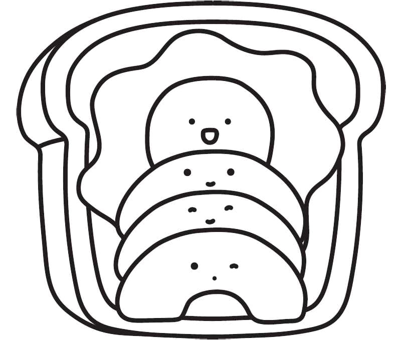 Cozy Kitchen Bakery Coloring Page